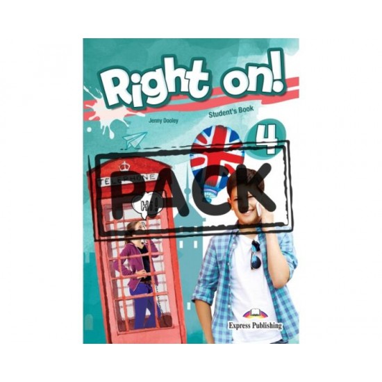 Right On 4 - Jumbo Pack (Student's Book, Workbook, Companion & Grammar Book, i-ebook, Ancient Egypt)